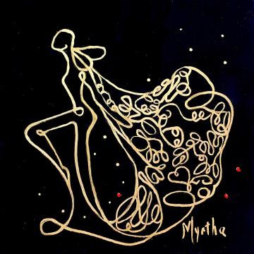 Image de la toile « Bailaora » de Myrtha Pelletier