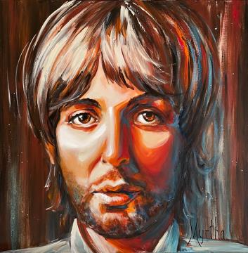 Image de la toile « Paul McCartney (vendu) » de Myrtha Pelletier